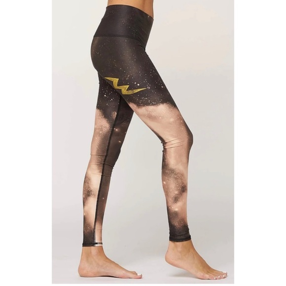 teeki Pants - TEEKI lightning bolt galaxy leggings